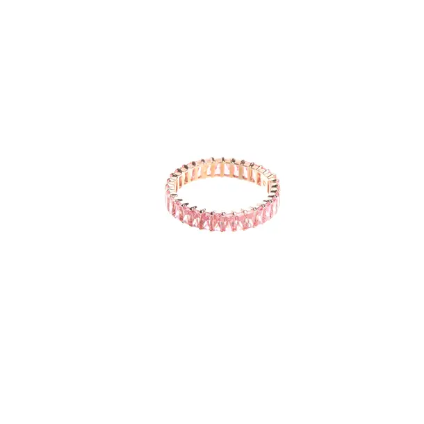Ring in Metallic, Metal (metallic, metallized), Swarovski