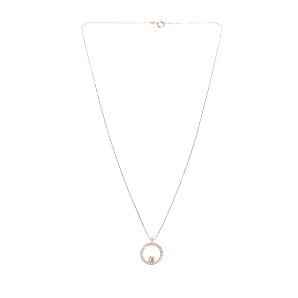 Necklace in Metallic, Metal (metallic, metallized), Swarovski
