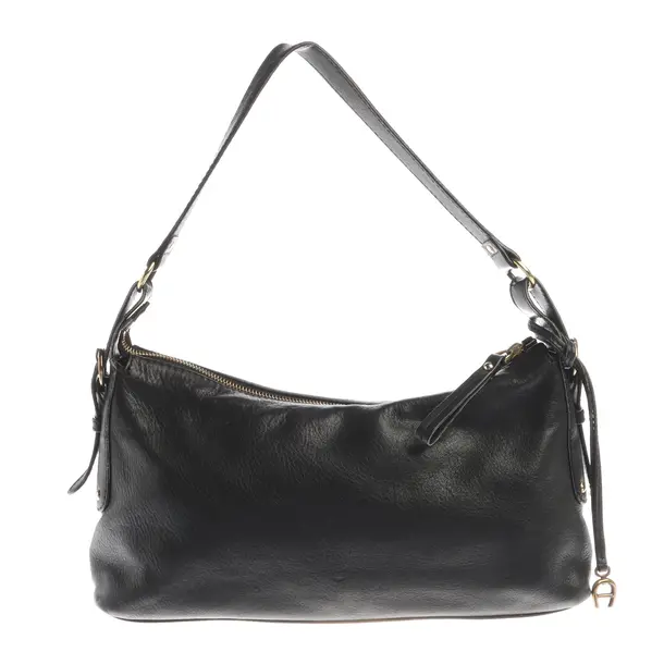 Shoulder Bag in Black, Leather, Aigner