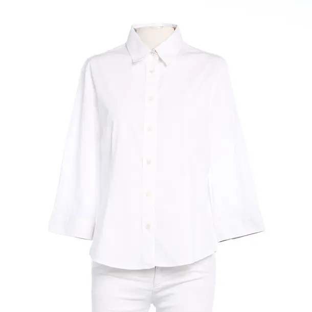 Bluse in Weiß, Baumwolle, Burberry London