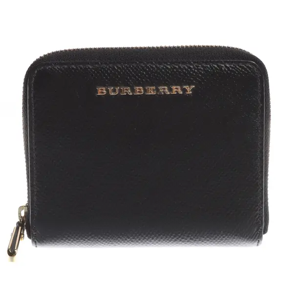 Wallet in Black, Leather, Burberry