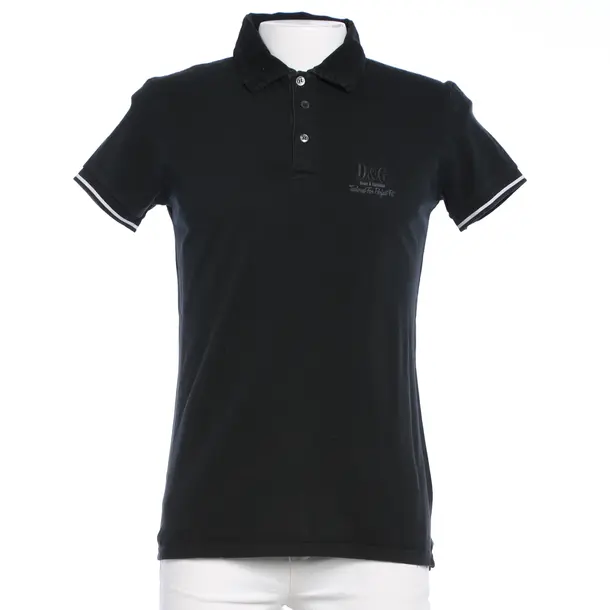 Poloshirt, in Schwarz, Baumwolle, Dolce & Gabbana