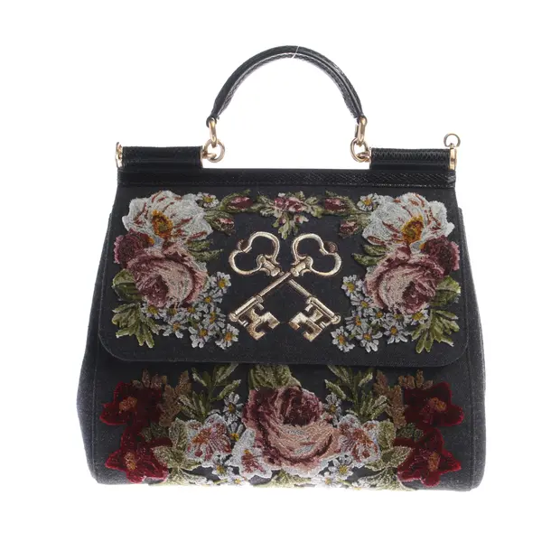 Handtasche, in Mehrfarbig, Baumwolle, Dolce & Gabbana