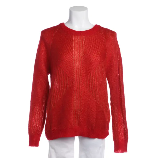 Pullover in Rot, Polyimid, Closed