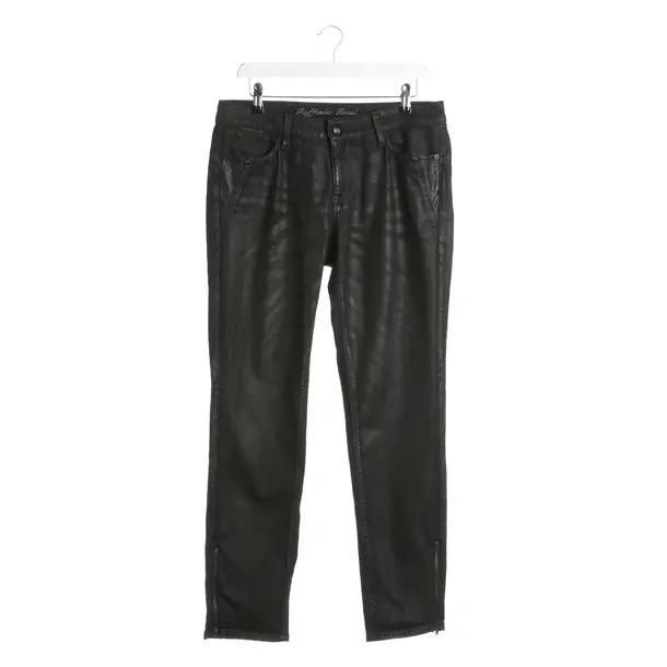 Jeans Slim Fit in Schwarz, Baumwolle, Raffaello Rossi