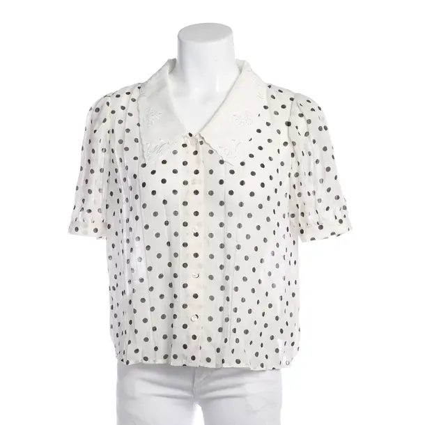 Bluse in Weiß, Polyester, Maje