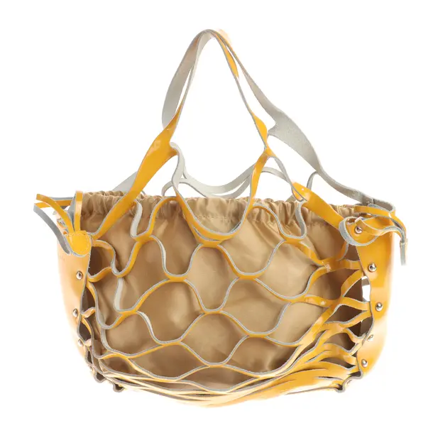 Handbag, in Yellow, Leather, Coccinelle