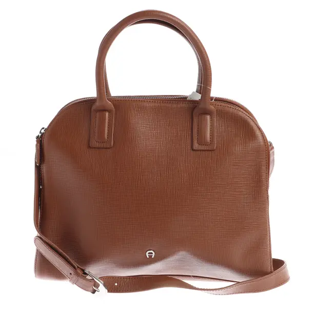 Handtasche in Braun, Leder, Aigner