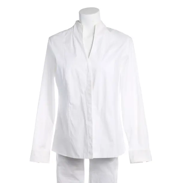 Bluse in Weiß, Baumwolle, Hugo Boss