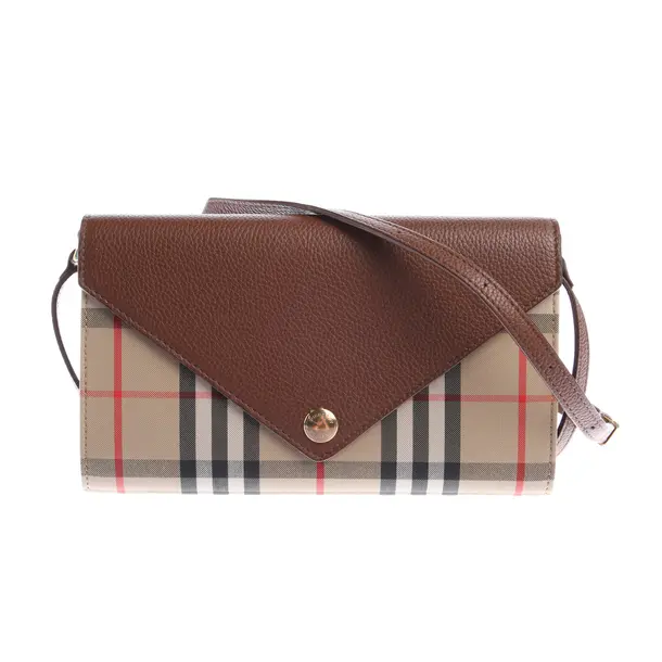 Wallet on Chain in Multicolored, Polyester, Burberry