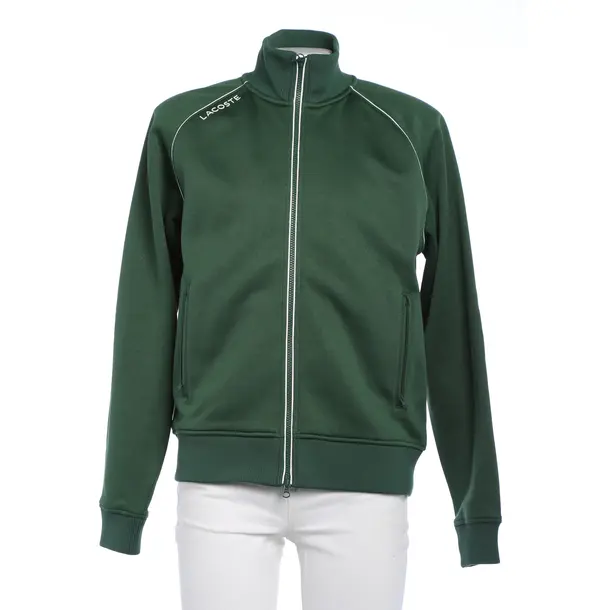 Zip-Up Hoodie, in Green, Polyester, Lacoste