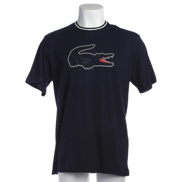 T-Shirt in Blue, Cotton, Lacoste