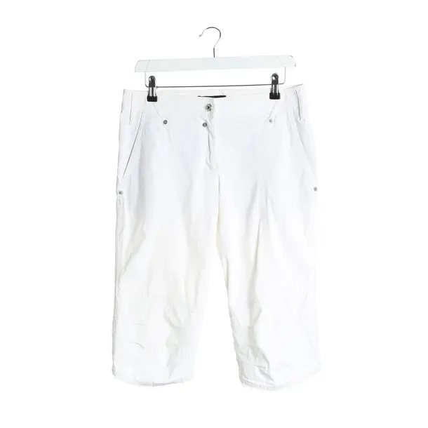 Bermuda Shorts in White, Cotton, Marc Cain