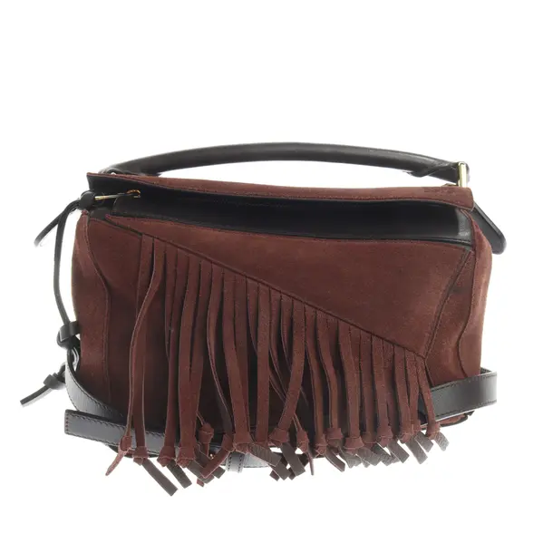 Handbag, in Dark Brown, Leather, Loewe