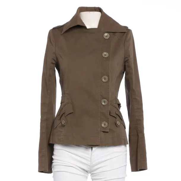 Mid-Season Jacket in Brown, Cotton, Patrizia Pepe