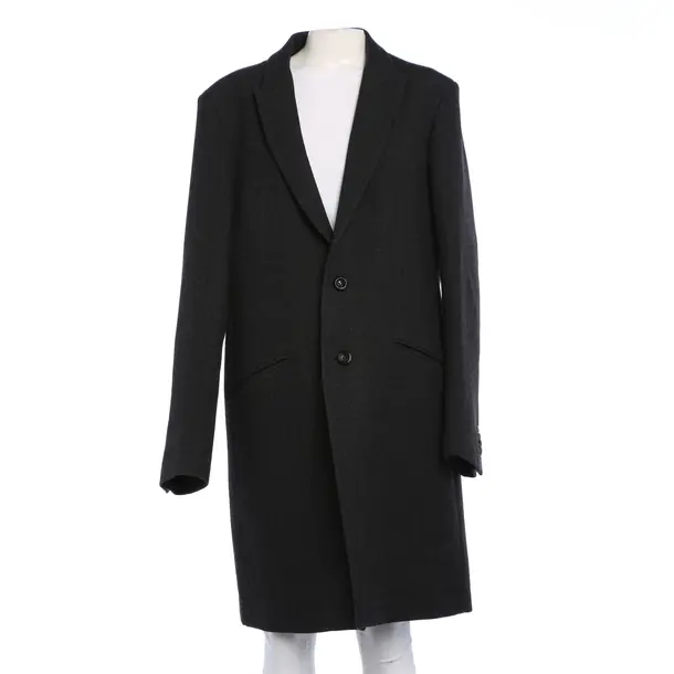 Mid-Season Coat in Gray, Wool, Emporio Armani