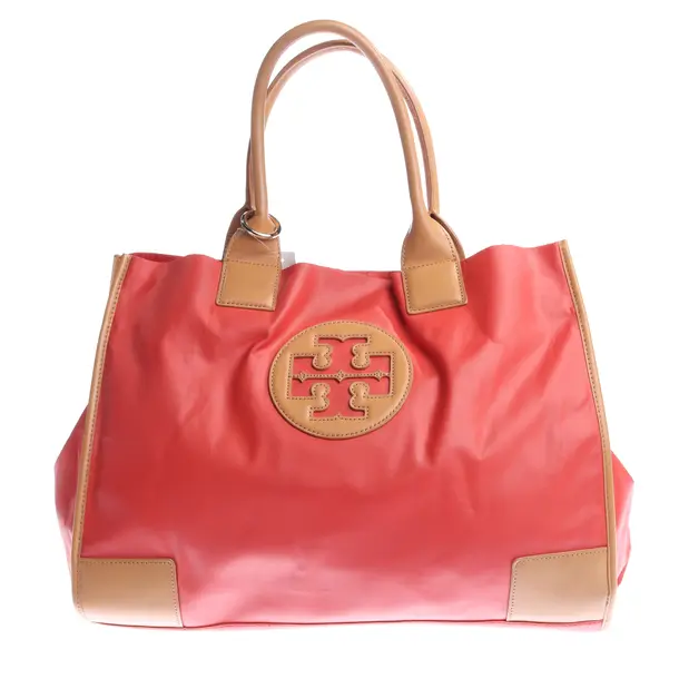 Shopper Bag in Red, Polyvinyl, Tory Burch