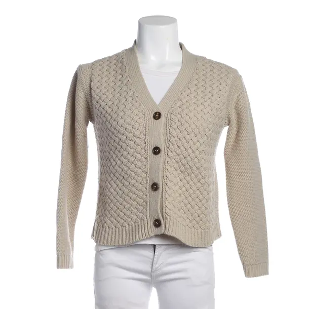 Cardigan in White, Acrylic, Strenesse