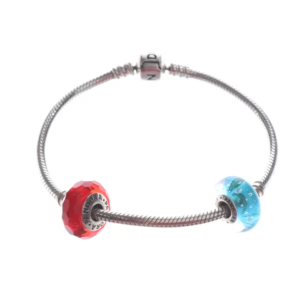 Armband in Mehrfarbig, 925er Sterling Silber, Pandora