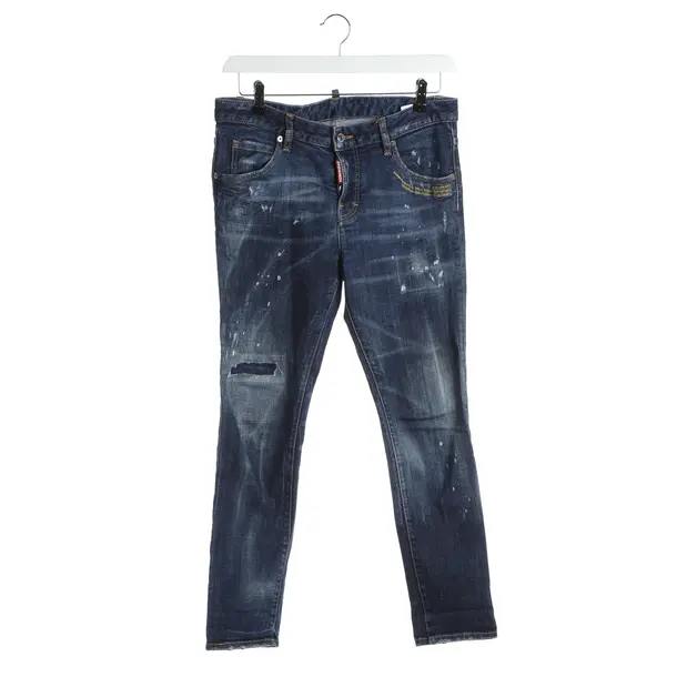 Jeans Straight Fit in Blau, Baumwolle, Dsquared
