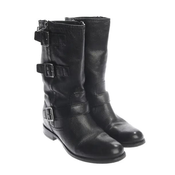 Stiefeletten in Schwarz, , Prada
