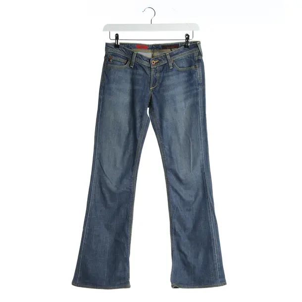 Jeans Bootcut in Blau, Baumwolle, Adriano Goldschmied