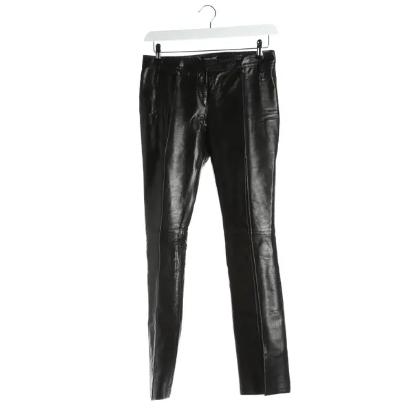 Hose in Schwarz, Leder, Patrizia Pepe