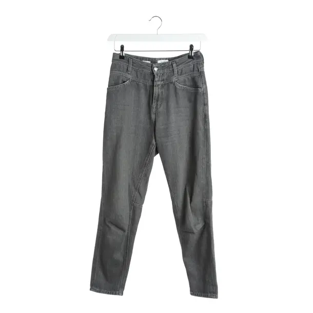 Straight Fit Jeans in Gray, Cotton, Closed