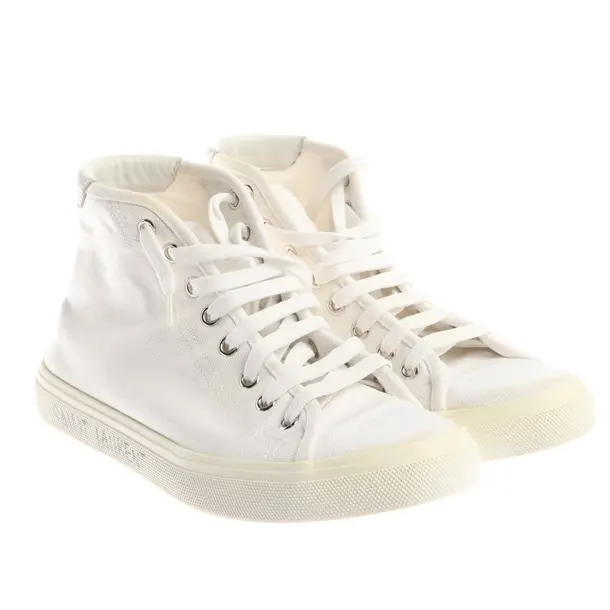 High-Top Sneaker in Weiß, , Saint Laurent