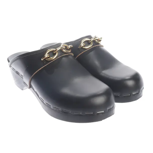 Mules in Schwarz, , Saint Laurent