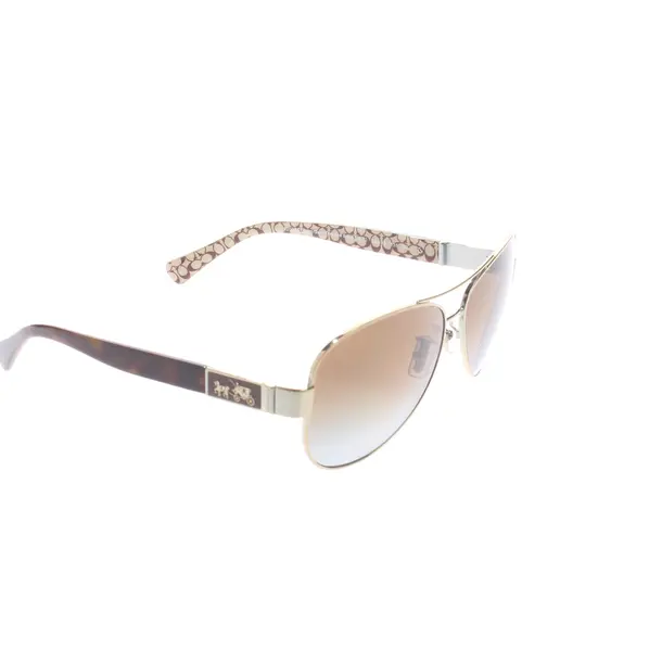 Sonnenbrille in Metallic, Kunststoff / Metall, Coach