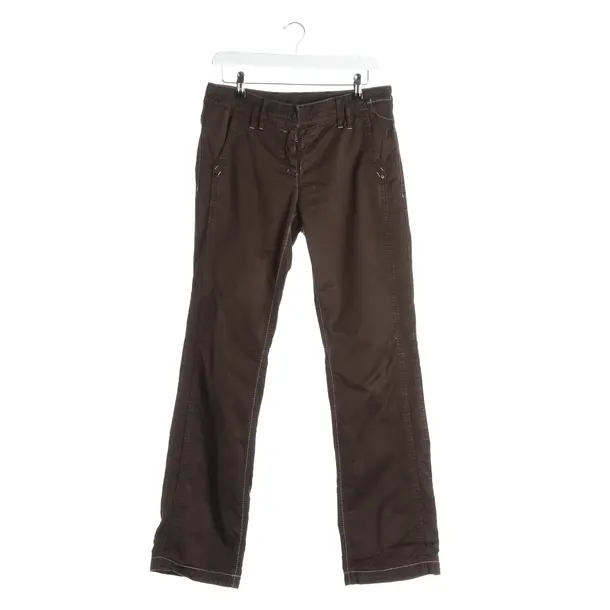 Pantaloni, in Marrone scuro, Cotone, Marc Cain