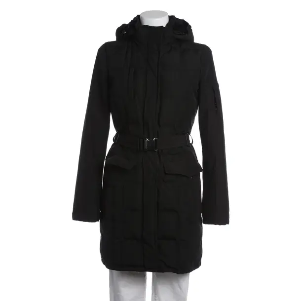 Wintermantel in Schwarz, Baumwolle, Woolrich