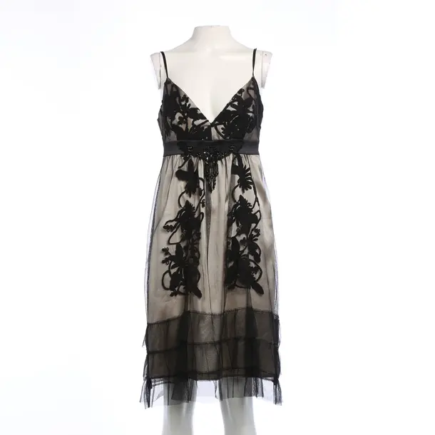 Cocktailkleid in Schwarz, Polyester, Ana Alcazar