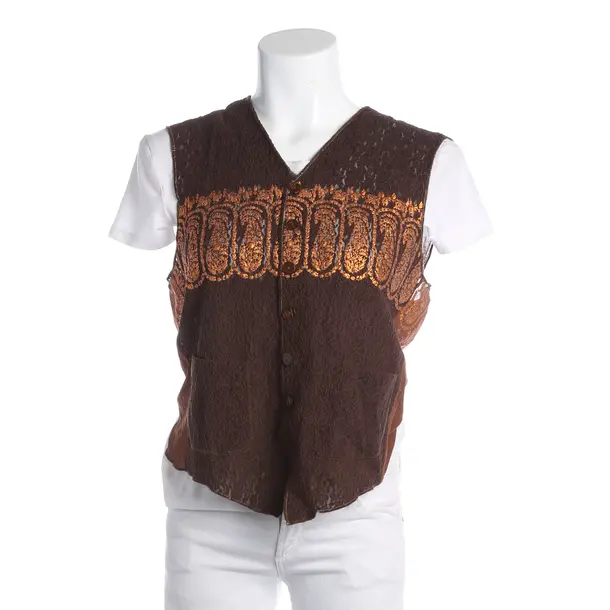 Vest, in Brown, Polyamide, Jean Paul Gaultier