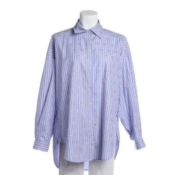 Blouse, in Blue, Cotton, Sandro