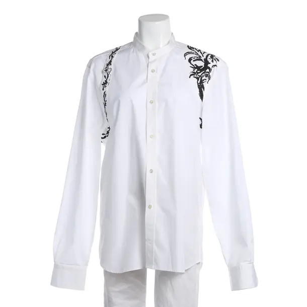 Blouse in White, Cotton, Alexander McQueen