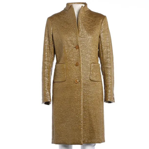 Cappotto mezza stagione, in Oro, Poliacrilico, Jil Sander
