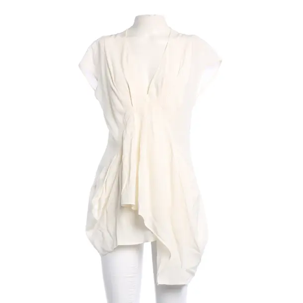 Bluse, in Beige, Seide, Miu Miu