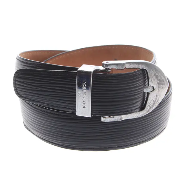 Belt, in Black, Leather, Louis Vuitton