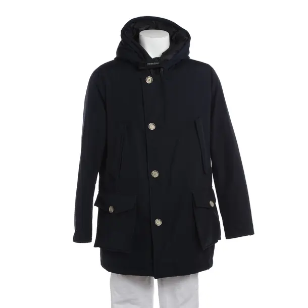 Wintermantel, in Navy, Baumwolle, Woolrich