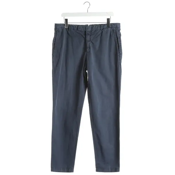 Pants, in Blue, Cotton, Boglioli