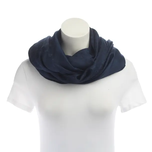 Shawl, in Navy, Silk, Louis Vuitton