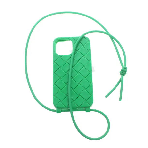 Custodia per cellulare Crossbody, in Verde, Altre fibre, Bottega Veneta