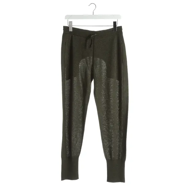 Pants, in Dark Green, Wool, Dorothee Schumacher