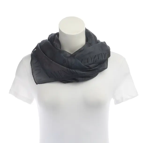 Scarf, in Gray, Silk, Valentino