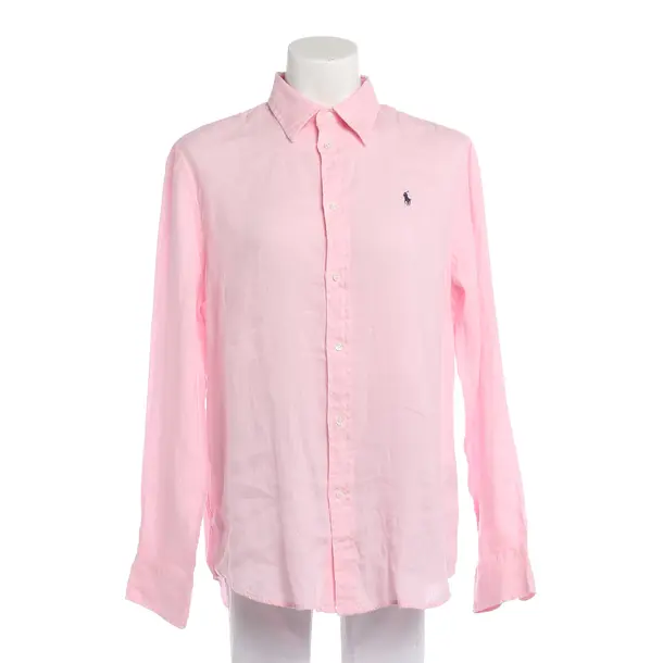 Bluse, in Hellrosa, Leinen, Polo Ralph Lauren