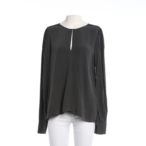 Blouse, in Dark Gray, Silk, Dorothee Schumacher