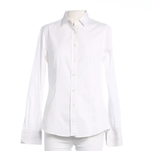 Bluse, in Weiß, Baumwolle, Caliban