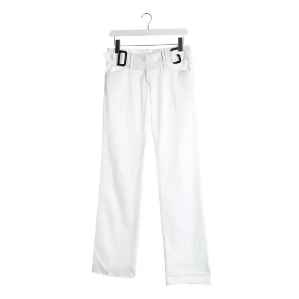 Pants, in White, Cotton, Dolce & Gabbana
